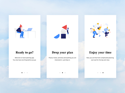 Daily UI 023 Onboarding challenge dailyui design figma figmadesign onboarding travel app ui