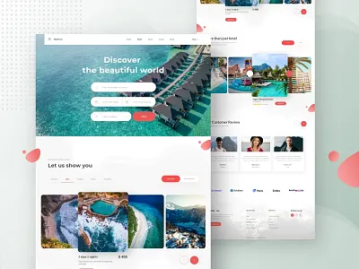 Hotel Booking Landing Page creative landing page design home web design hotel hotel booking hotel booking landing page hotel booking tamplate hotel tamplate landing page design minimal design modern popular shot product design trendy clean minimal design typography ui uiux ux web web design website