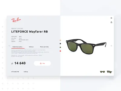 Product Map RB branding classic colors concept design flat flatdesign glasses minimal product map rayban rb ui uidesign ux uxdesign web webdesign website