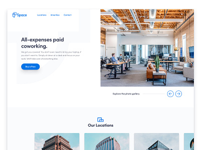 Spaces - A Webflow Slider & Tabs Tutorial card ui carousel coworking coworking space sketch slider tabs tutorial unsplash webflow website