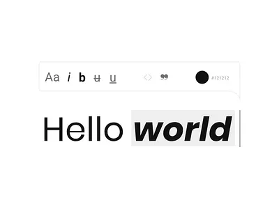 Daily Ui 007 app dailyui editor font settings text type ui uidesign