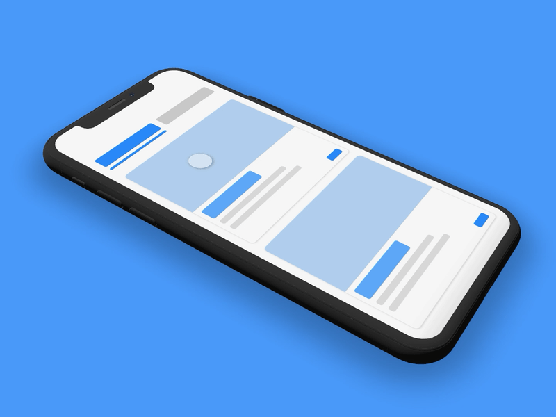 Tab Animations animate animation auto animate card cards drag gif navigation bar xd