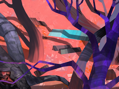 Forest art design forest illustration
