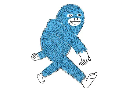 Sasquatch art drawing editorial illustration illustration illustrator