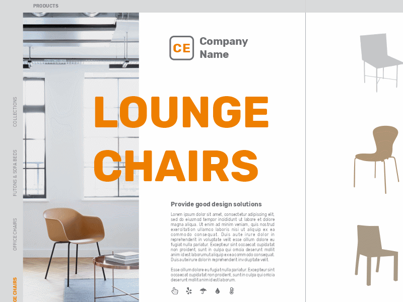 Product Catalog Template CorelDraw alfaera animation catalog coreldraw print template