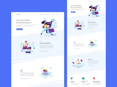 Finance website character finance illustraion money ui website