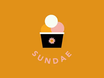 Wordchallenge - Sun - Sundae avenir design graphic design icon illustration illustrator logo logo design typography vector