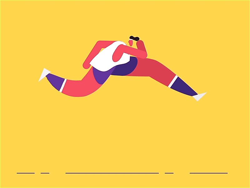 MDS Triathlon aftereffects animation character character design cyclist fitness gif illustration loop motion motion design motion design school motion graphics rig running speed sports swimming triathlon