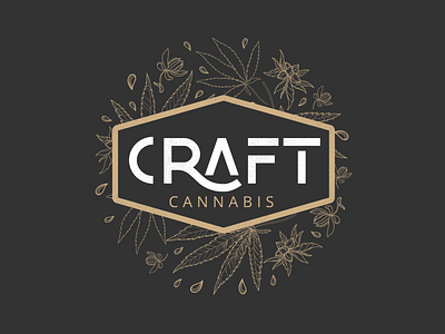 Craft Cannabis cannabis logo marijuana modern