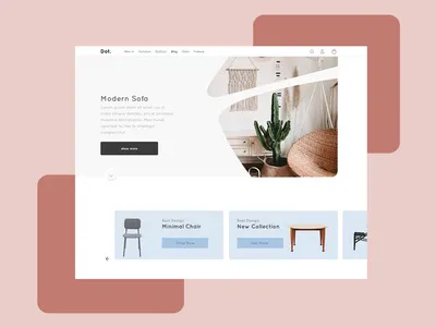 Furniture Shop best design best designer branding design furniture furniture design furniture shop home minimal ui ux web website xd