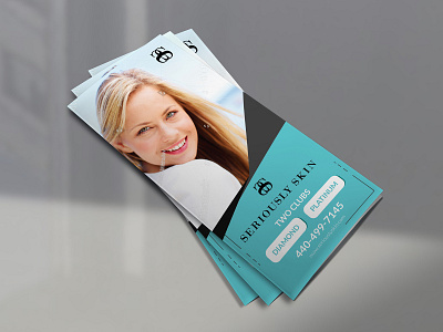 Seriously Skin Brochure Design advertise advertisement brochure design brochure layout brochure mockup brochure template design