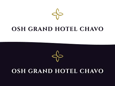 OSH Grand hotel Chavo chavo design geometry hotel kyrgyzstan logo lotos shift typography