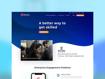 Learning @ Development Platform UX Design by Axlrdata ad campaign app design best ui ux solution design design work enterprise engagement platform homepage design landing page online courses ui ux design website concept website design