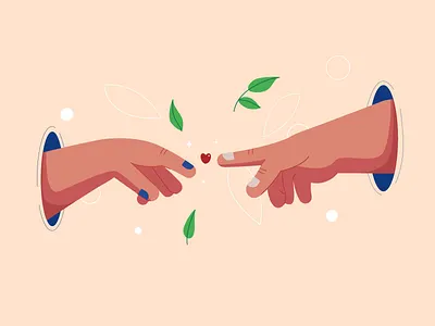 Love hands design flatdesign hand hand drawn illustration illustration art illustrations illustrator love vector