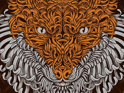 Fox Flower animal flower fox illustration oleggert