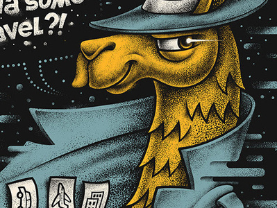 Lama animal illustration lama oleggert