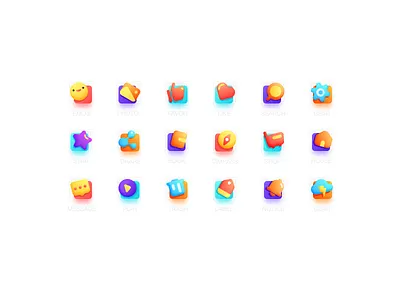 Icon a lovely set of icons