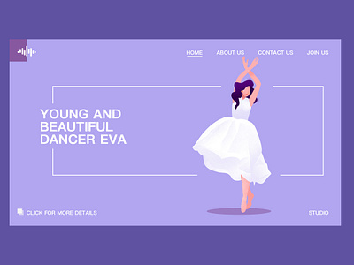 Dancing girl ai design illustration ps ui 设计