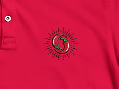 Polo Peperoncino festival art brand brandidentity branding chili design hot logo logodesign mark merch minimal mockup pepper polo rebrand rebranding red shirt stationery