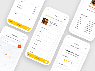 Order Food food app ios mobile ui order