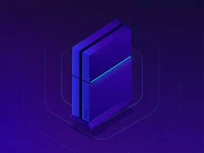 Play Station consoles design illustration playstation playstation 4 ui web