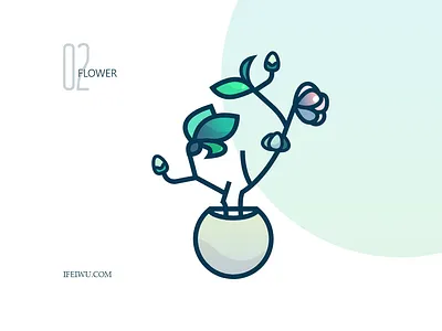 花木为植-02 illustration vector