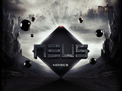 NEUS - EP Cover 3d design illustration photoshop render