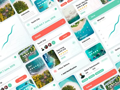Travel app app blue bright color clean color concept design dribbble interface ios minimal mobile mobile app design nature sketch ui ux web webdesign