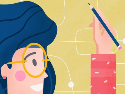 Portfolio Cover branding character illustration illustrator portfolio procreate resume