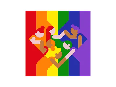 We are one! colors equality flag gay help love people pride rainbow together unity