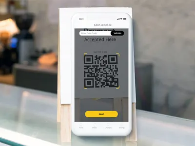 QR scanner Live View app app design buttons design flat interaction minimal mobile mobile app qr code ui ui designer user experience user interface user interface design ux ux ui ux designer ux ui web