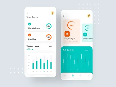 Task Management App. android app app design app concept app ui design app ux bank account colorful app conceptual design dark app dashboard dashboard app dashboard template design designer ecommerce etheric google ecommerce app task management app. typography ui ux design
