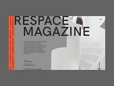 Respace clean clear grid minimal minimalism ui