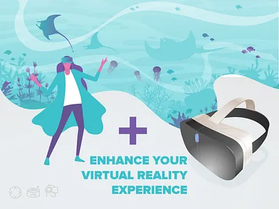 Virtual Reality character concept concept design illustration vector vr