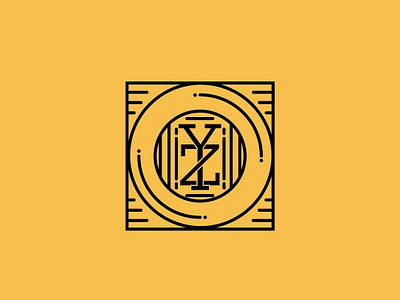 Y Z Monogram logo logo design logodesign logos logotype mono monochromatic monochrome monogram monogram logo monogramlogo monoline