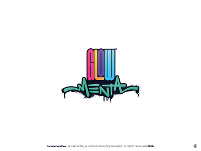 Glowmenta Logo v2. brand branding design graphic design illustration logo logofolio neon vector