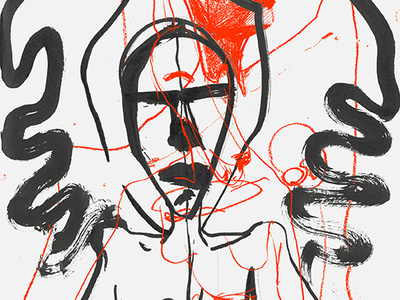 587 angel ink sanguine sketch type typography