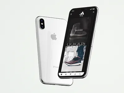 In Stock adidas adobe photoshop adobe xd creativehunger daily ui 096 dailyui design designmadness enjoy the moment in stock iphone x mobile app out of stock shoes shop trainers ux ui design uxlover