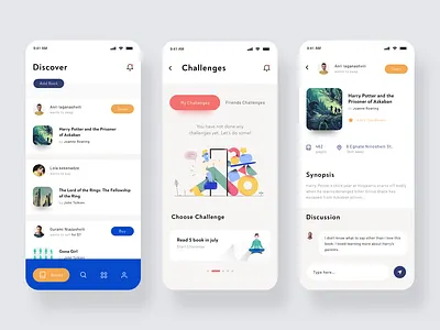 BookSwap app application books casestudy illustration ios mobile mobile app read reading