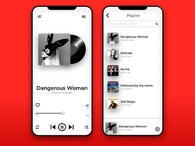 Music player app branding minimal ui mobile ui music app music player app music player ui ui ux