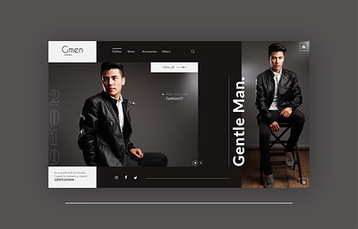 Fashion website landing page design design fashion brand fashion design fashion web landing page ui ux web web landing page website