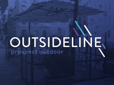 Logo and other Branding Identity 'OutsideLine' colorful logo line logo logo design logo designer logotypedesign modern logo mug design outside simple logo tshirt design visit card design