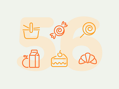 Day 56 food icon icon set icons illustration line ui vector