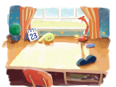 Background concept - OTO TV cartoon 2d 2d artist art carton concept cartoon cartoons character design concept concept art design digital illustration kids kids illustration monika klobcar tv