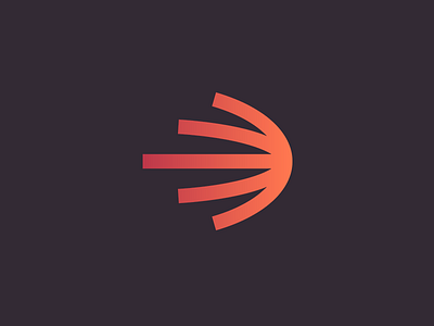 Abstract meteor abstract geometric lines minimal minimalist modern solid strong symbol