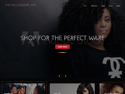 E Commerce Homepage adobe xd business website ecommerce design ui ui ux ux web design website