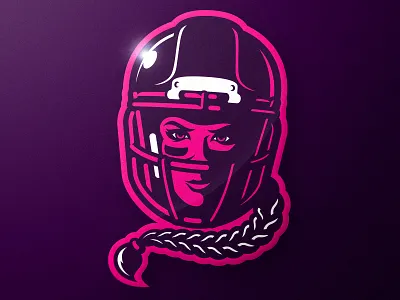 Facemask.blog.hu Logo american football branding design facemask facemask blog facemask.blog.hu football football stories girls perspective guardians hungary logo logo design tgers diy vector