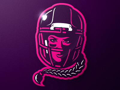 Facemask.blog.hu Logo american football branding design facemask facemask blog facemask.blog.hu football football stories girls perspective guardians hungary logo logo design tgers diy vector