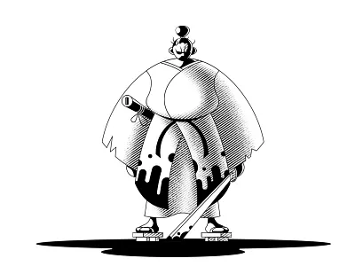 Samurai art charachter character design fighter illustration japan katana ninja samurai texture warrior