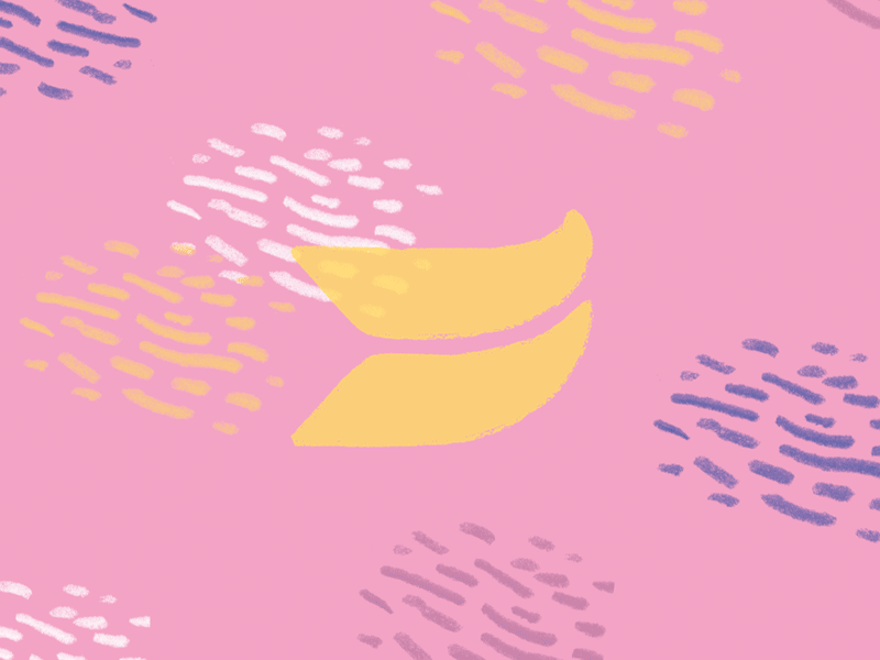 Thank You Card Patterns colorful fun hand drawn illustration pattern print